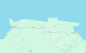 State Highway 35 (Te Araroa Road), between Hicks Bay and Cape Runaway.