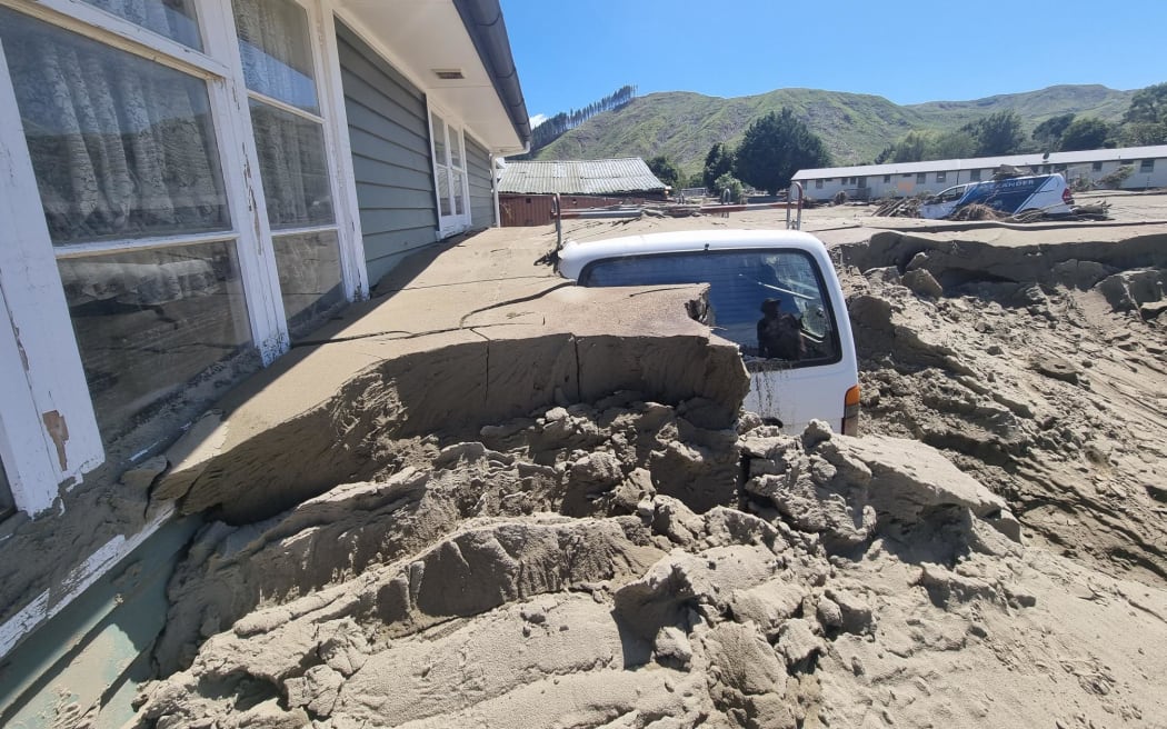 Flood damage in the Esk Valley in Hawke’s Bay.