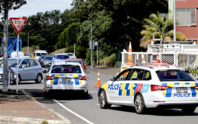 Emergency services at the incident in Parnell, on Wednesday 5 February, 2025.