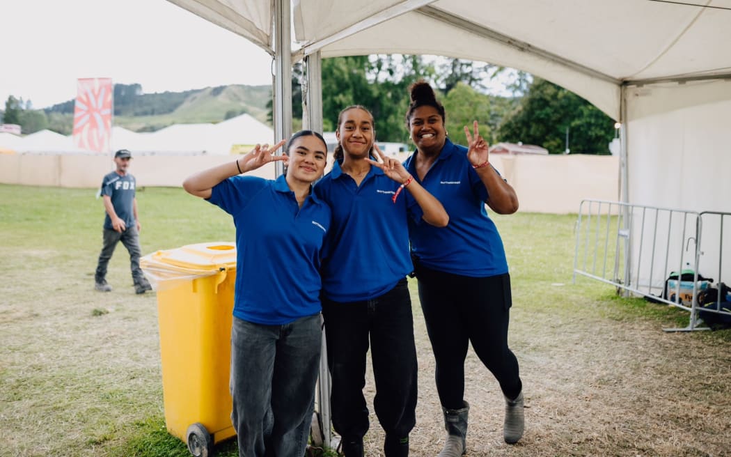 Rhythm and Vines employs about 100 waste management staff during the event.