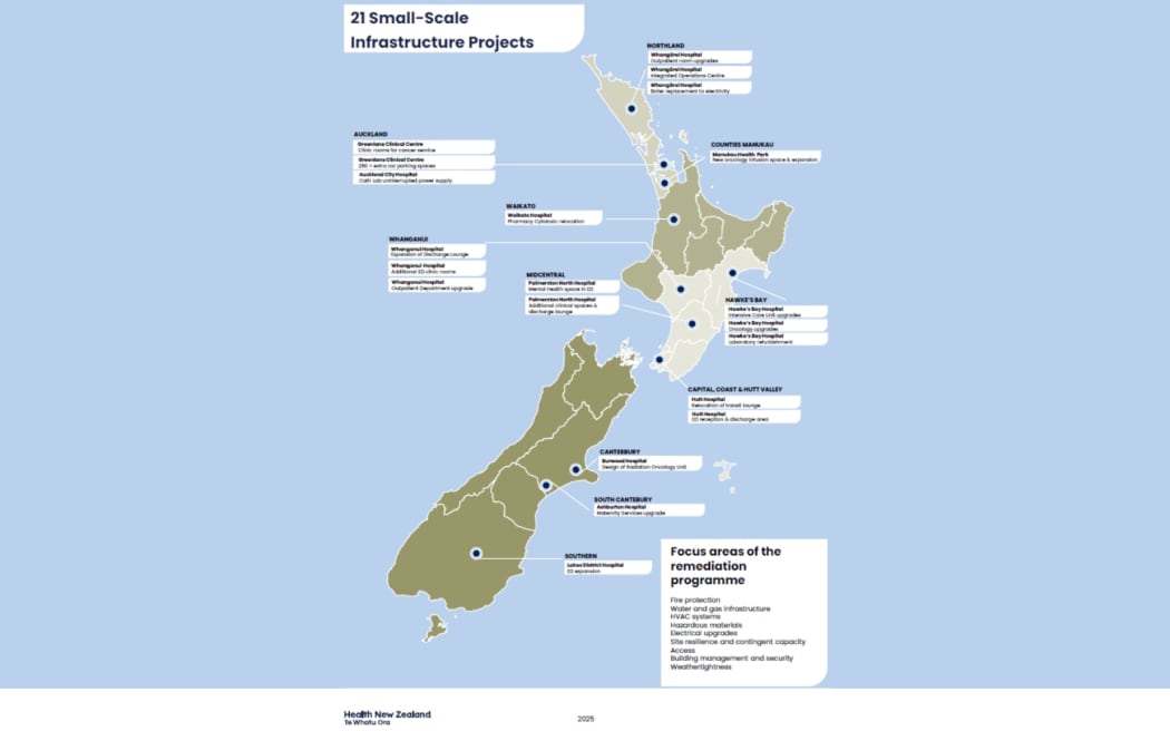 The Government is delivering a major $100 million investment to accelerate improvements across New Zealand's hospital facilities, Health Minister Simeon Brown says.