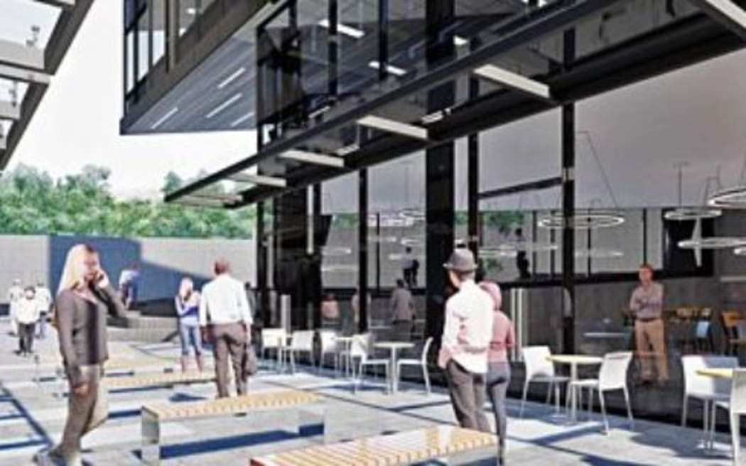 An artist's impression of the Bowen Campus office development in central Wellington.