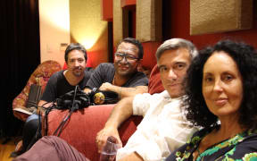 L-R Jon Toogood,Rob Ruha, Warren Maxwell, Moana Maniapoto