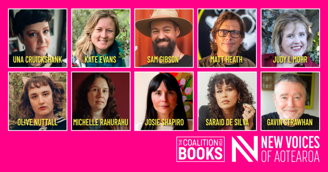 The recipients of the New Voices of Aotearoa 2025 list.