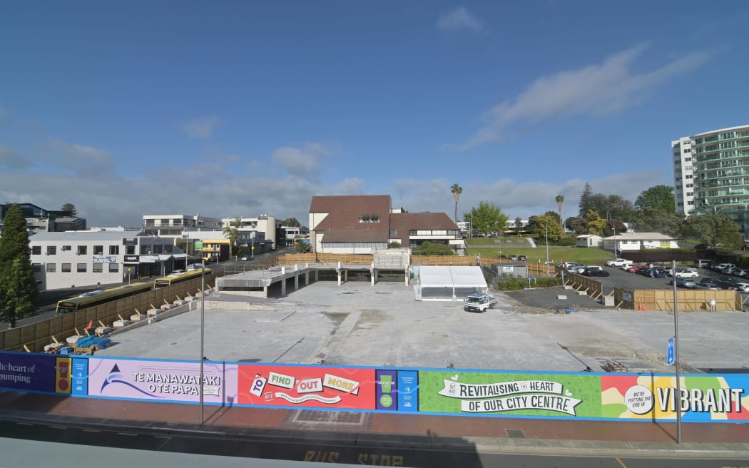 The Willow Street site of Tauranga's new civic precinct which will be governed by the Tauranga City Council and the Otamataha Trust, which represents mana whenua from the area.