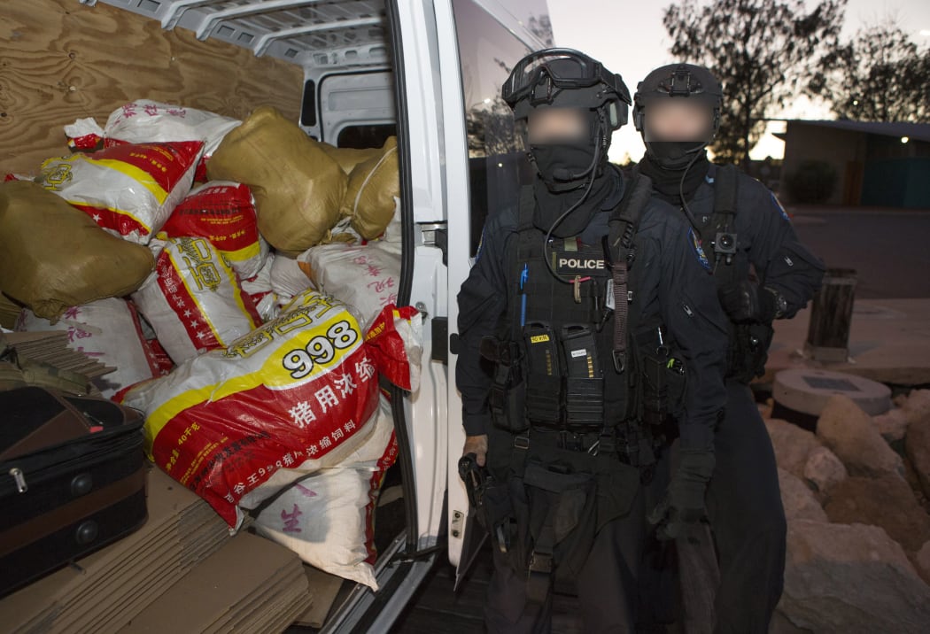 Australia Federal Police have seized a record haul of methamphetamine.