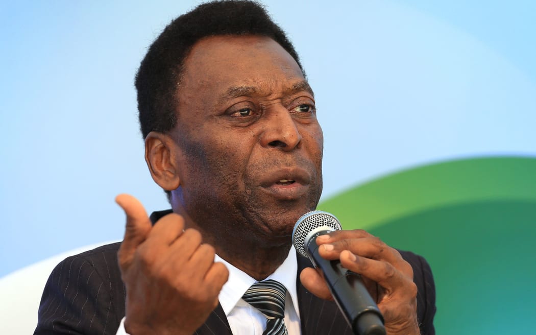 Brazilian football legend Pele