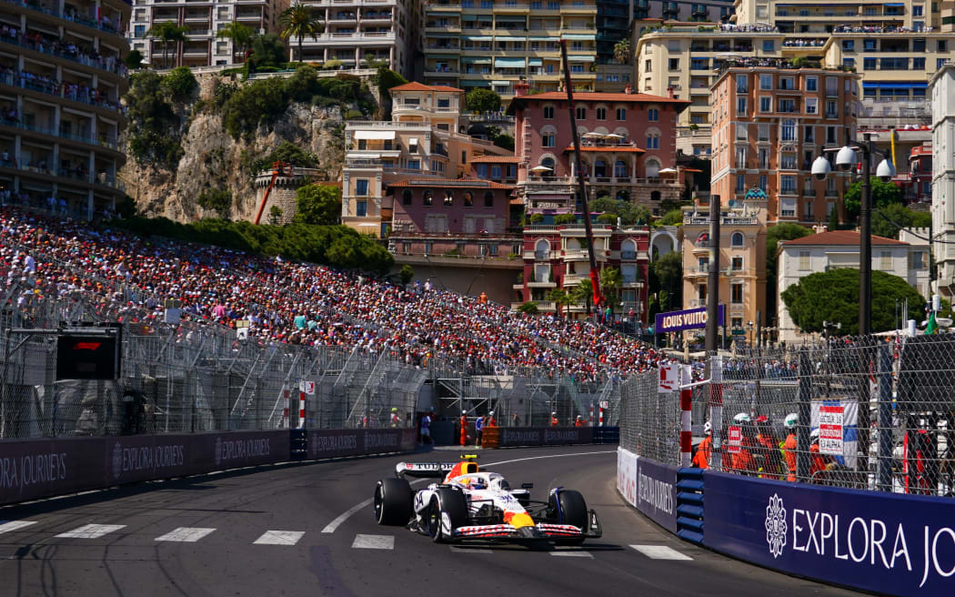 Liam Lawson of New Zealand at the 2025 Monaco Grand Prix.