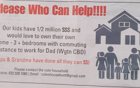 A family has taken a novel approach to getting on the property ladder by placing an ad in the newspaper seeking private sellers.