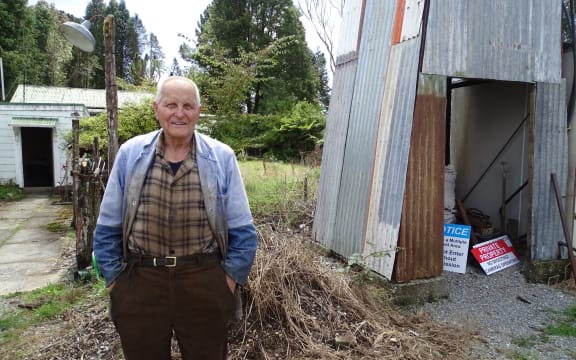 Tony Barrett at his Candlelight property near Greymouth.