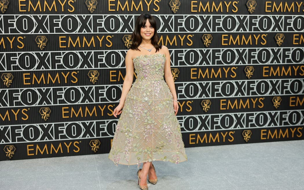 LOS ANGELES, CALIFORNIA - JANUARY 15: Jenna Ortega attends the 75th Primetime Emmy Awards at Peacock Theater on January 15, 2024 in Los Angeles, California.   Neilson Barnard/Getty Images/AFP (Photo by Neilson Barnard / GETTY IMAGES NORTH AMERICA / Getty Images via AFP)