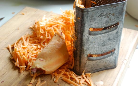 grated kumara