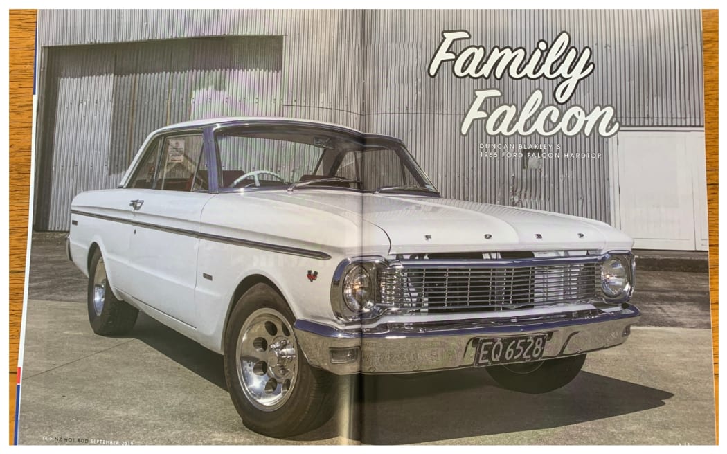 Duncan Blakley's 1965 Ford Falcon was the subject of a nationwide hunt sparked by a social media post on a retro car group.