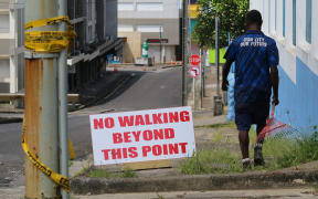 Only authorised personnel are allowed in the "Red Zone" that covers all of downtown Port Vila. 15 January 2024