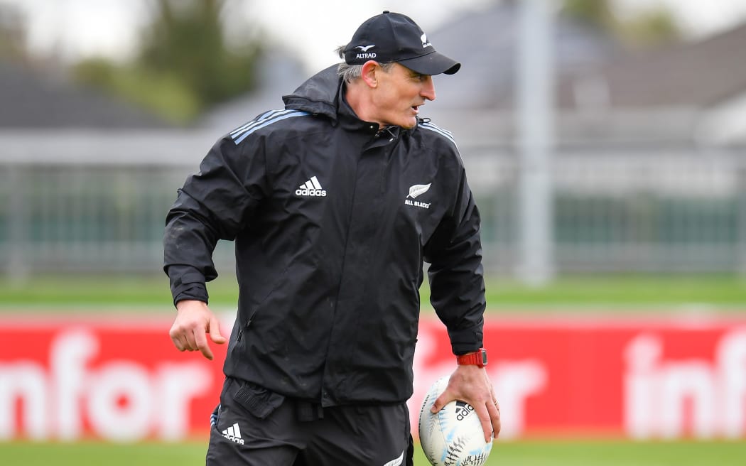 Scott McLeod during the All Blacks Training and Media session at Linfield Park, Christchurch, New Zealand, 23rd August, 2022.