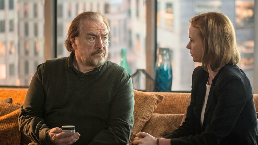 Brian Cox as Rory and Thora Birch as daughter-in-law Emily in Rory’s Way.