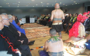 Signing of a partnership between the Maori and One Pacific.