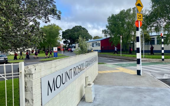 Senior pupils return to Mount Roskill Grammar School after ten weeks in lockdown.