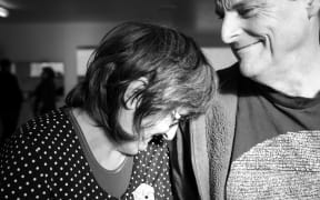 Lizzie and Alec. Lizzie attends Younger Onset Dementia Australasian Trust, a group for people diagnosed with dementia at a younger age.