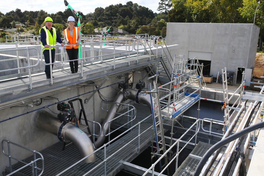 The new Whangarei water treatment plant in Whau Valley, Whangarei.