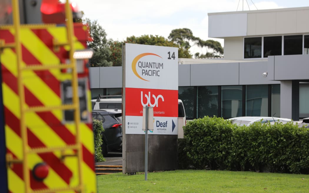 Quantum Pacific site - FENZ chemical spill fire call out in Papatoetoe - Oct 15