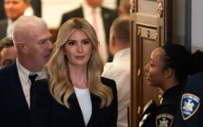 Ivanka Trump, daughter of former US President Donald Trump, leaves for the lunch break in the Trump Organization civil fraud trial, at the New York State Supreme Court in New York City on November 8, 2023. The former president's daughter left the Trump Organization in 2017 to become a White House advisor and is not a codefendant in the case.