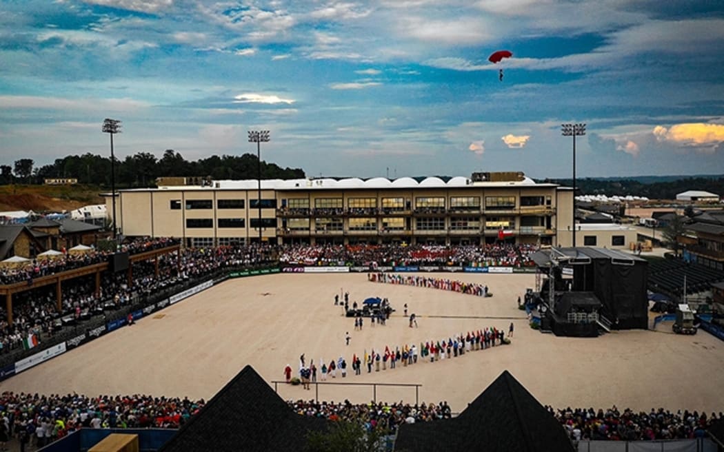 The World Equestrian Games opening ceremony.