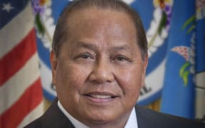 The Governor of the Northern Marianas, Eloy Inos.
