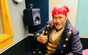 Jay Laga'aia in Peter Pan Goes Wrong