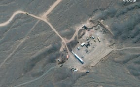 Satellite image provided by Maxar Technologies on 28 January 28, 2020, showing an overview of Iran's Natanz nuclear facility, south of the capital Tehran.