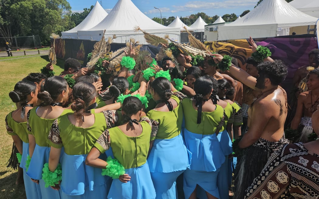 Performers from the Diversity Stage at the Auckland Polyfest 2024.