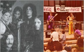 Christchurch bands Ragnarok (left) and Odyssey.