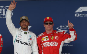Lewis Hamilton and Kimi Raikonen.