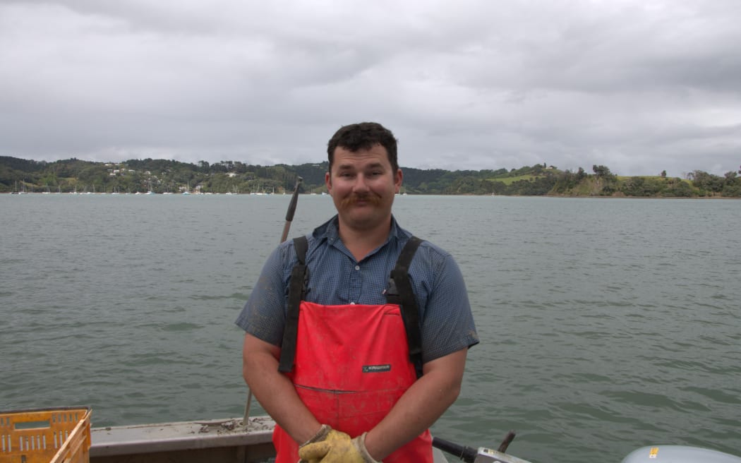 Jim Aitken from Mahurangi Oysters.