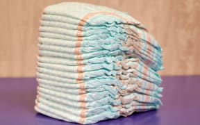 Stack of nappies. 24 Jan 2019
