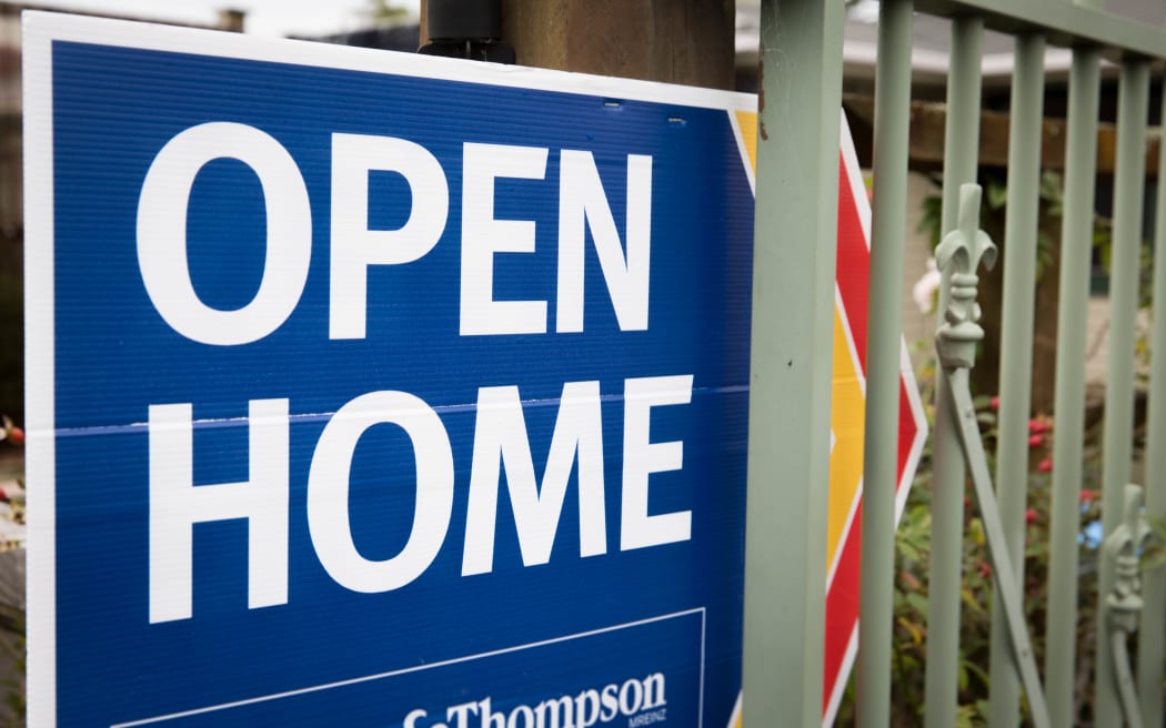 Open home sign at a house for sale in East Auckland