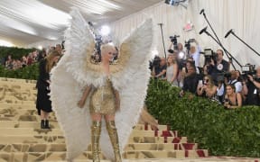 Katy Perry came as an archangel at The Metropolitan Museum of Art on May 7, 2018 in New York City.