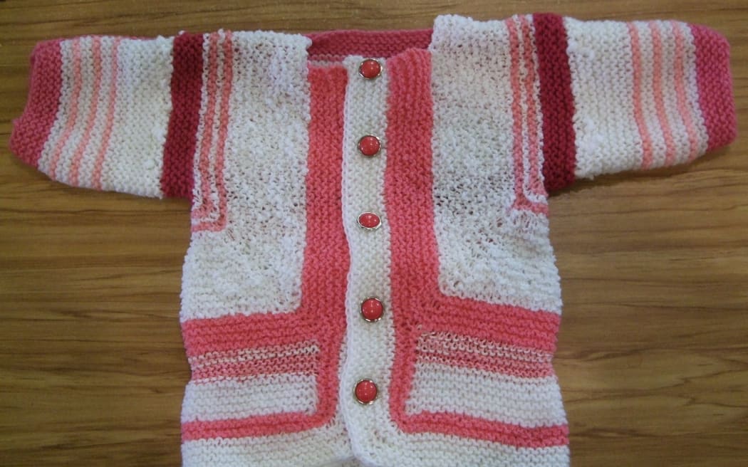 A piece of Gayle Heath's recycled clothing.