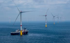 The Veja Mate fixed bottom offshore wind farm in Germany, developed by Copenhagen Infrastructure Partners.