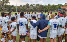 Fijian Drua after the match