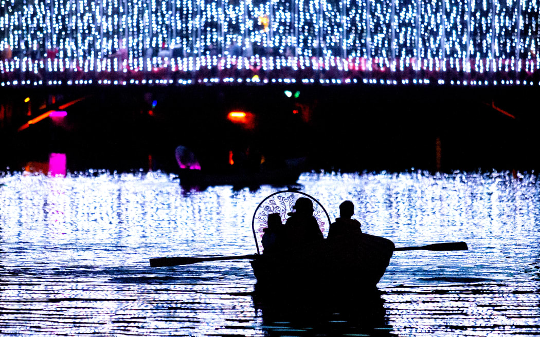 TSB Festival of Lights at Pukekura Park in New Plymouth.