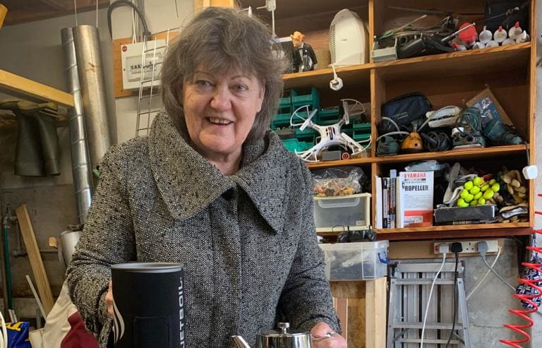Jessie Williamson in the Shetland Islands.