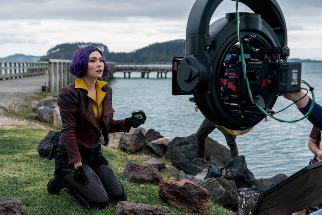 Cowboy Bebop shooting on location at Waitawa Regional Park in Auckland.