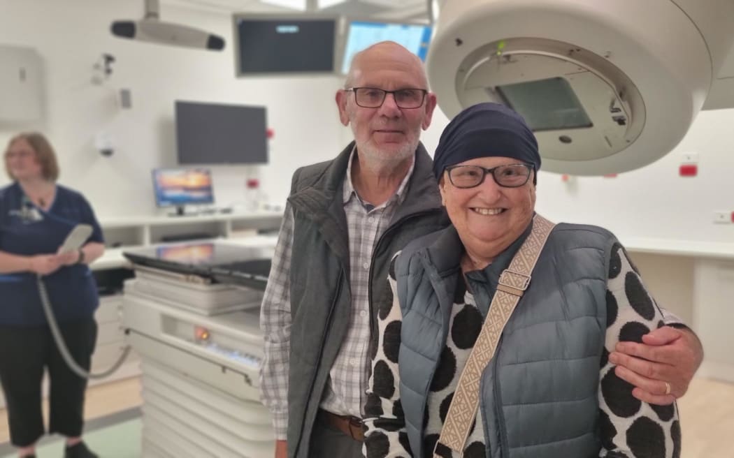 Christine Goldsworthy says being able to get radiation treatment in New Plymouth would be life changing for her and partner Wayne.