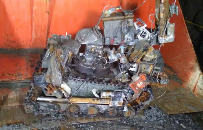 The military robot that was sent into the Pike River Mine, five days after the explosion in 2010, has now been recovered.