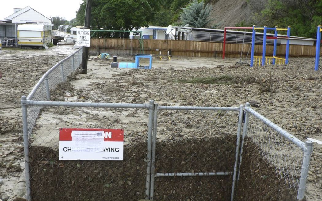 A previous slip in 2011 covered the Clifton Motor Camp playground area.