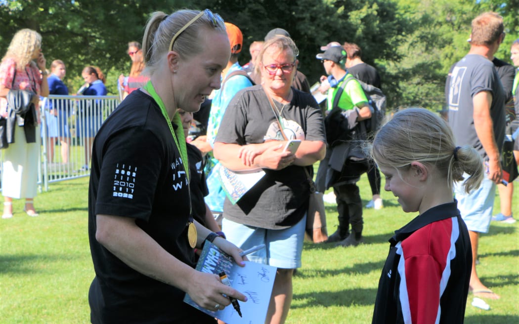 Now-retired Black Fern Kendra Cocksedge said there was a momentum to women's sport around the country.