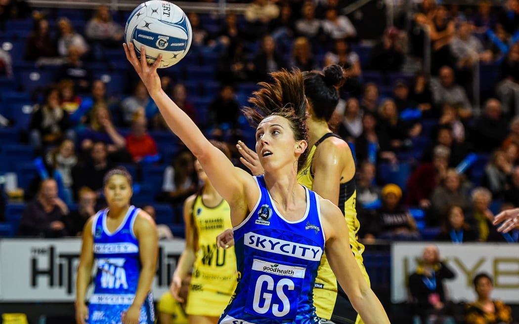 Northern Mystics goal shooter Bailey mes