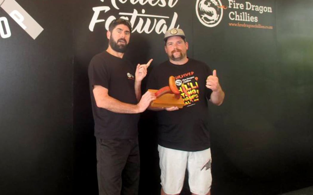Organiser Clint Meyer and Josh 'Hotter' Shotter.