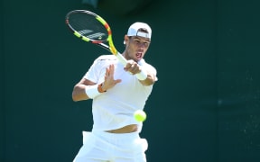 Rafael Nadal at Wimbledon.